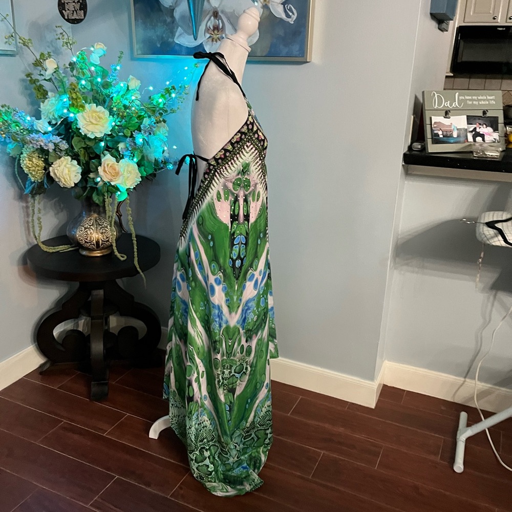 Green dress, one size - Picture 3 of 5
